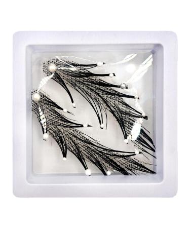 Women Handmade False Eyebrows - Adhesive Fake Eyebrows Halloween Masquerade Costume Cosplay Accessories for Adults Women Men Eyebrows4