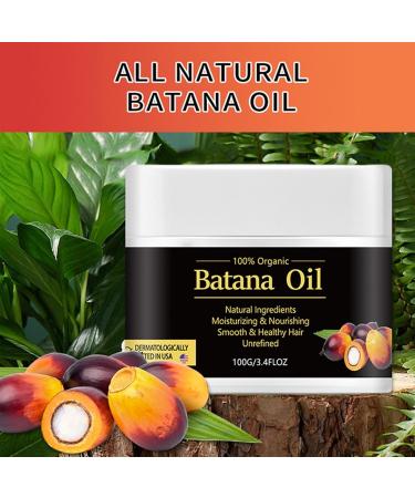 Natural Raw Bat ana Oil Bata na Oil From Honduran Rainforests Bat ana Hair Oil Prevent-Hair-Loss Eliminates Split Ends & Increases Shine Natural Healthy Hair Oil Enhances Hair Thickness - Buy Online on GoSupps.com