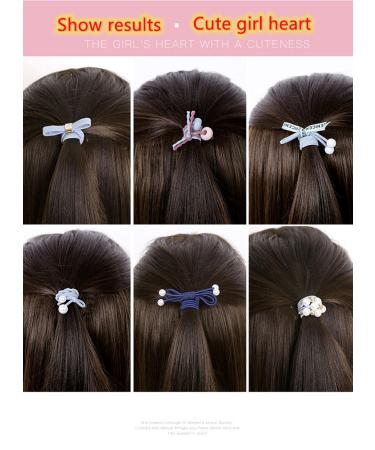 Qazuoik 35 Pcs Cute Bow Hair Ties for Thick Hair - Women's Hair Accessories - Buy Online on GoSupps.com