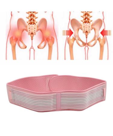 Pelvic Support Belt Brace for Postpartum Recovery – Lightweight & Comfortable SI Joint Support in Pink | Shop Internationally - Buy Online on GoSupps.com