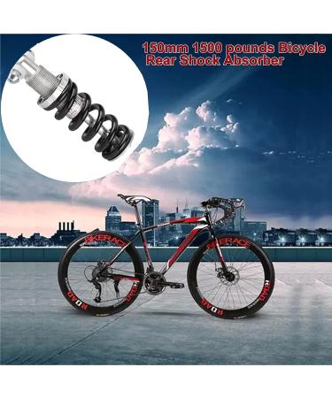 1500lb Mountain Bike Rear Shock Absorber | 150mm/5.9inch Metal Suspension Spring | Bicycle Parts - Buy Online on GoSupps.com