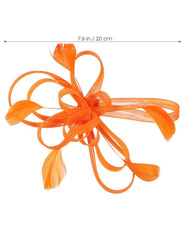 Elegant 1920s Bridal Fascinator Hair Clip - Vintage Flapper Accessory for Valentine's Day & Dance Parties - Buy Online on GoSupps.com