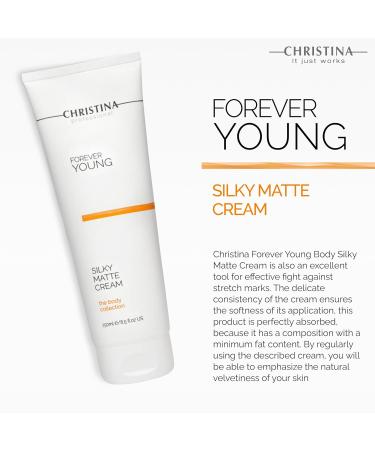 Buy CHRISTINA Forever Young Silky Matte Cream 250ml - Ideal for All Skin Types | International Shipping Available - Buy Online on GoSupps.com