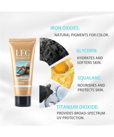 Leg Makeup Long-Lasting Foundation Moisturizing Concealer 100ml Long-Lasting Water-Resistant for Evenings Blemishes Scars Body Women - Buy Online on GoSupps.com