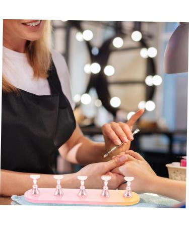 DRESSOOS 1 Set Nail Practice Holder Manicure Nail Display Nail Art Beauty Nail Display Creative Nail Stands Practice Nail Racks Creative Nail Racks Beauty Nail Stands Training Nail Display - Buy Online on GoSupps.com