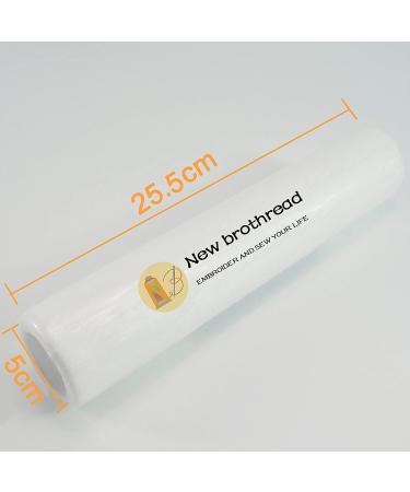 New brothread Wash Away Water Soluble Machine Embroidery Stabilizer Backing & Topping - Light Weight - 10 x 3 Yd Roll - Buy Online on GoSupps.com