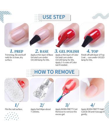 Born Pretty Silver Glitter Holographic Gel Polish Set - 7ML Shiny Disco DJ Nail Art Manicure Varnish - Buy Online on GoSupps.com