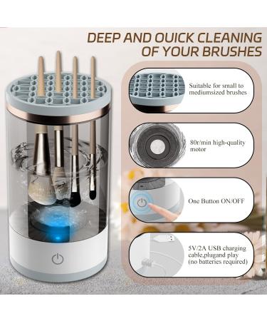 Buy Brushblast Pro Makeup Brush Cleaner - Auto-Rotating Deep Clean One-Click Operation Suitable for All Brushes - International Shipping Available - Buy Online on GoSupps.com