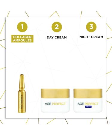 L'Oreal Paris Age Perfect Retightening Collagen Ampoules For Mature Skin X7 - Buy Online on GoSupps.com
