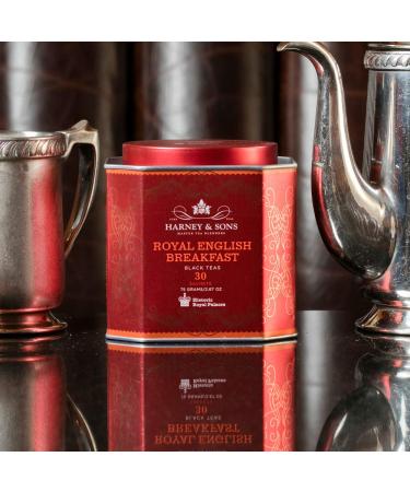 Harney & Sons Royal English Breakfast Black Tea - 30 Sachets (2.67 oz) - Premium Quality - Buy Online on GoSupps.com