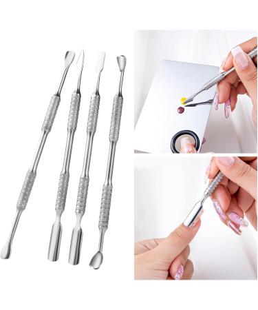 Cuticle Pusher Double Head Cuticle Pusher Stainless Steel Manicure Remover Manicure Tool for Fingernails Foot Nail Cuticle Pusher Stainless Steel Manicure Remover Manicure Tool Nail - Buy Online on GoSupps.com