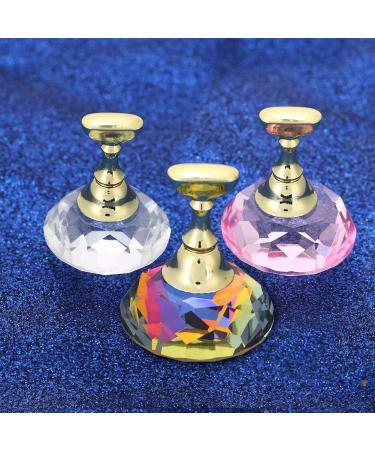 Practice Stand Base Magnetic Nail Tip Stand Holder for Beauty Personal Care Nail Tip Practice Stand Crystal Base Nail Show Accessories Tools(01) - Buy Online on GoSupps.com