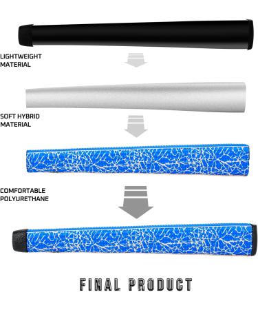 KINGRASP Golf Ultra-Light Gun-Shaped Putter Grip - Non-Slip & Comfortable (Dark Blue) - Buy Online on GoSupps.com