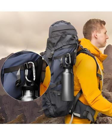 10 Pack Carabiner Hooks - Aluminum Screw Cap Key Ripper for Backpack Camping Hiking Fishing - 10 Colors Available - Buy Online on GoSupps.com