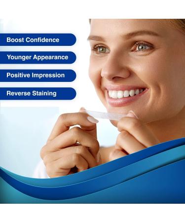 Sensitivity-Friendly Teeth Whitening Strips - 14 Sets, 28 Strips for Stain Removal from Coffee, Smoking, Tobacco - Dental Teeth Whitener Kit - Buy Online on GoSupps.com