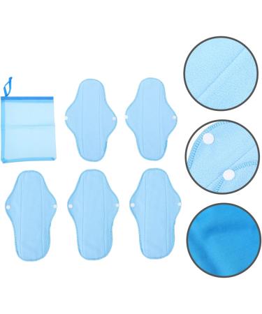 Frcolor Women's Bandage Pads - Polarfleece Activated Carbon for Menstrual Comfort | 6 Stk Overnight Washable Napkins & Medium East Pads - Buy Online on GoSupps.com
