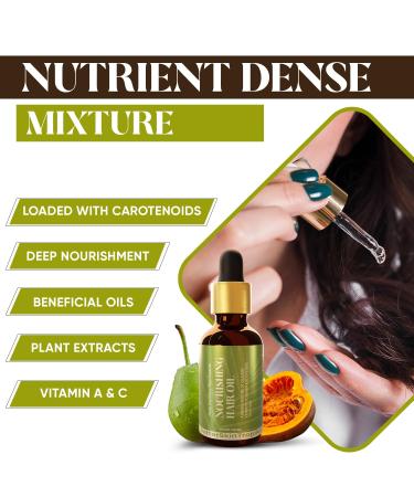 Buy Nourishing Hair Serum for Dry Damaged Hair | Argan & Rosemary Oil for Growth Nourishment & Frizz Control - International Shipping Available - Buy Online on GoSupps.com