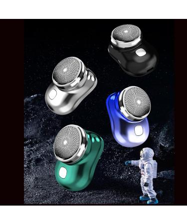 Portable Electric Razor for Men - Wet/Dry Mini Shaver, USB Rechargeable, Blue - Perfect for Home, Car, Travel - Buy Online on GoSupps.com