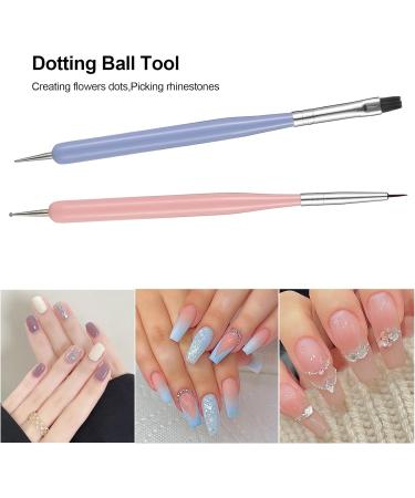 Nail Art Brushes Set for Precision Nail Design - Includes Gel Brush, Dotting Pen, Liner Brush - Buy Online on GoSupps.com
