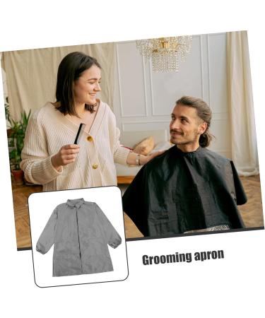 HONMEET Hairstylist Work Clothes Dog Grooming Uniform Grooming Clothing Barber Apron Pet Grooming Workwear Grooming Apron Pet Grooming Work Clothes Dog Grooming Clothes Nylon Polyester - Buy Online on GoSupps.com