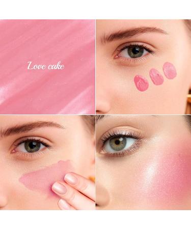 Matte Liquid Blush - Natural-Looking Soft Cream Blush Makeup for Cheeks - Long-Wearing Silky Texture - Love Cake - Buy Online on GoSupps.com