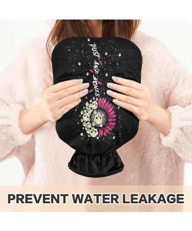 Buy Naanle Daisy Sunflower Skull Hot Water Bottle - 1L for Pain Relief & Heat Therapy | International Shipping - Buy Online on GoSupps.com