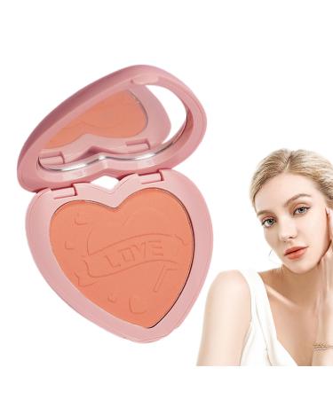 Face Blush Powder - Matte Face Blush with Mirror Blush Travel Size,Face Makeup Supplies for Shopping,Home,Travel,Aallyn