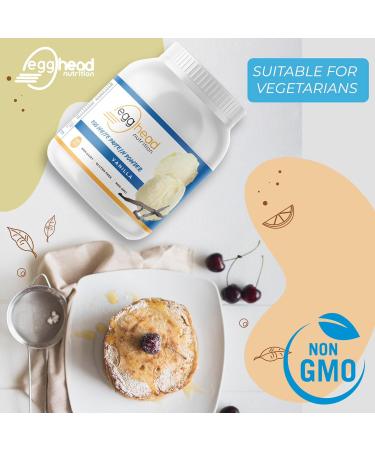 Egghead Nutrition Egg White Protein - 24g 3.3lb Vanilla Non-Dairy Gluten-Free Non-GMO Made in USA - International Shipping Available - Buy Online on GoSupps.com