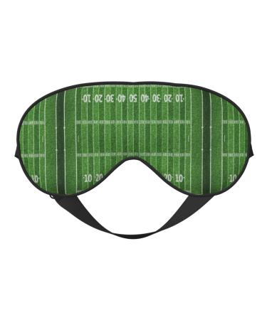 Double-Sided Eye Mask Eye Sleep Shade Cover American Football Field Unisex Night Sleeping Mask