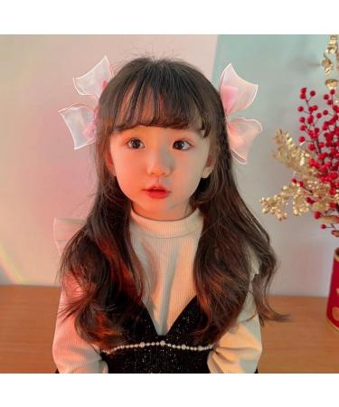 Muloo Cute Bowknot Shape Hairpins Hot Girls Glitter Bowknot Hair Clip Spring Summer Hair Clip for Woman Ponytail Hair Clip Blue - Buy Online on GoSupps.com