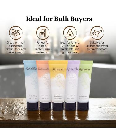 Leak-Proof Travel Size Body Lotion 1.1 Fl.oz/ 30 ml Each 100PCS Bulk Pack Hotel Body Lotion Santal and Orange Scent Amenities and Toiletries for Hospitality 1 Fl Oz (Pack of 100) - Buy Online on GoSupps.com