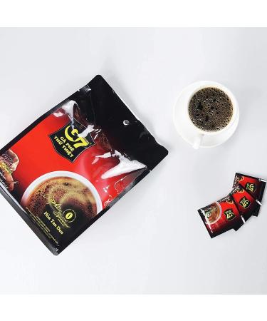 NEWTOKI G7 PURE BLACK Instant Vietnamese Coffee 7.05oz(200g) - 100% Soluble Coffee Without Sugar - Strong Pure & Rich - Original Taste for Coffee Connoiseurs (100 Sachets/Bag) - Buy Online on GoSupps.com
