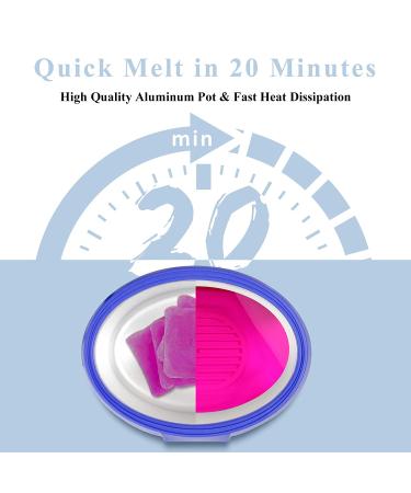 Ejiubas Paraffin Wax Machine - Quick Heating Moisturizing Kit with 2.2 lb Wax, Mitts & Gloves for Hands & Feet - Buy Online on GoSupps.com