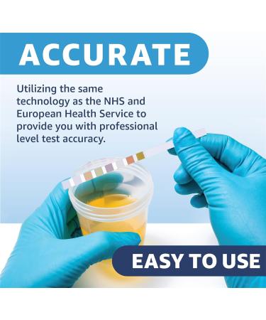 Vaunn Medical 8-in-1 Urine Test Strips for UTI Ketosis & More - 120 CT | Fast International Shipping - Buy Online on GoSupps.com