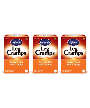Hyland's Relax Calf and Foot Cramps, 100 Tablets each (Value Pack of 3)