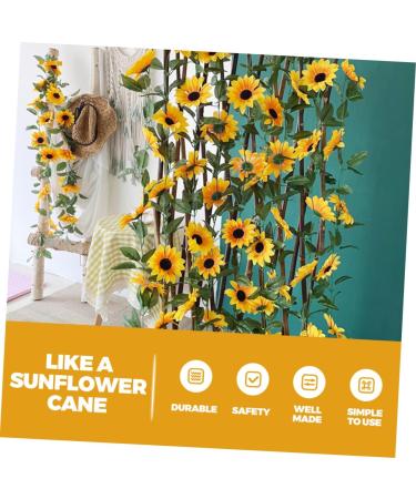Yardenfun Simulated Sunflower Faux Sunflowers Sunflower Baby Shower Decorations Fake Artificial Sunflower Vine - Buy Online on GoSupps.com