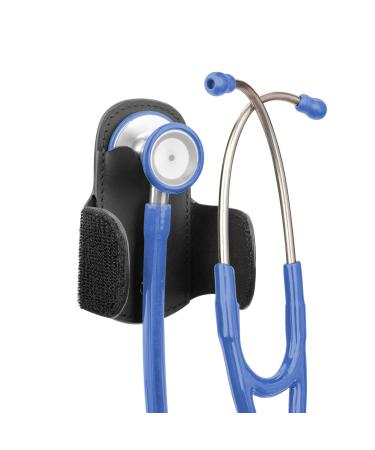 iGuerburn Stethoscope Holder for Nurses Stethoscope Holder Hip Clip for MDF ADC Littmann Stethoscopes Black (Left-Handed)