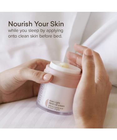 Jojoba Company Overnight Renewal Cream 50ml | Hydrating & Firming with Hyaluronic Acid Buriti Oil & Marshmallow Extract - Shop Internationally - Buy Online on GoSupps.com
