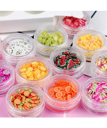 Milisten Mini 3D Fruit Slices - 2 Sets Nail Art Decorations for Slime Craft & Face Art | International Shipping - Buy Online on GoSupps.com