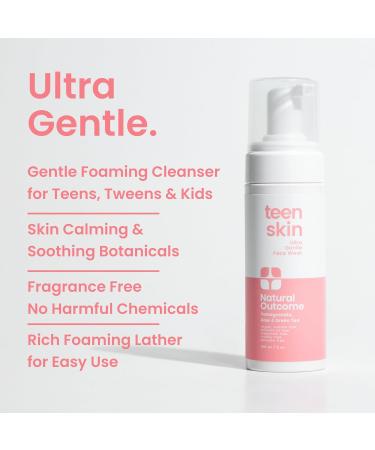 Teen Skin Ultra Gentle Kids Face Wash - 5 oz | Gentle Cleansing for Sensitive Skin - Shop Now for Fast International Shipping - Buy Online on GoSupps.com