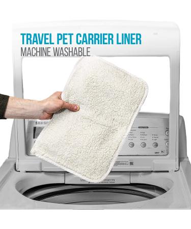 Waterproof Travel Pet Carrier Replacement Liners - 2-Pack, Absorbent & Machine Washable (Medium) - Buy Online on GoSupps.com