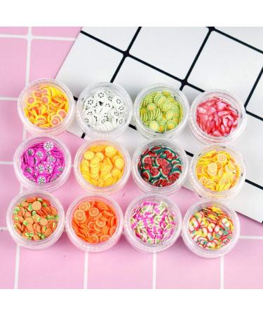 MILISTEN 2 Sets Mini 3D Fruit Slices Nail Art Decorations for Slime Crafts Nail Art and Face Decoration - Buy Online on GoSupps.com