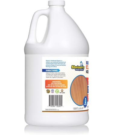 Sheiner's Hardwood Floor Cleaner Effective for Cleaning Wood and Laminate Floors and Surfaces 1 Gallon - Buy Online on GoSupps.com