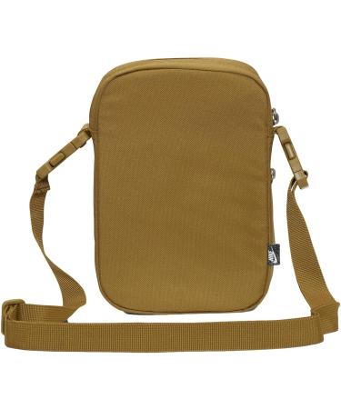 Nike Unisex Heritage Small Items Tote Bag 2.0 in Golden Moss/Golden Moss/Honeydew - Compact and Stylish - Buy Online on GoSupps.com