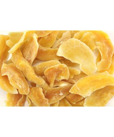 Planet Sweets Unsulfured Dried Mango Slices - 1.5 Pounds - Kosher Gluten-Free Non GMO Low Sugar Unsulfured Mango 1.5 Pounds