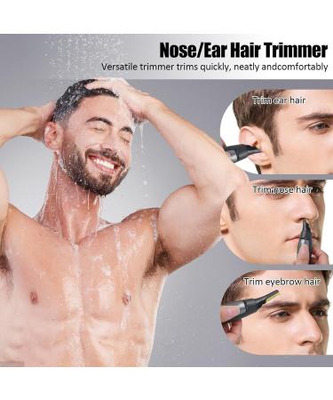 smtfcty Ear and nose hair clipper for men women eyebrow trimmer beard trimmer professional precision titanium detail trimmer for sideburns neck and face other detailing - Buy Online on GoSupps.com