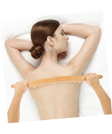 Solustre 4-Piece Roller Stick with 20 Balls - Full Body Massage Device Gua Sha Therapy Wooden Body Massager Tools for Ultimate Relaxation - Buy Online on GoSupps.com