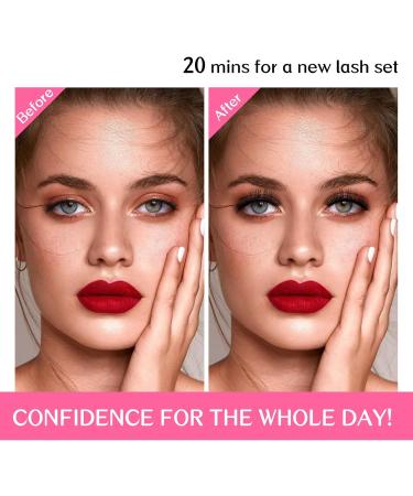 20D C 0.07 14mm Wispy Cluster Individual Lashes for DIY At-Home Application - Buy Online on GoSupps.com