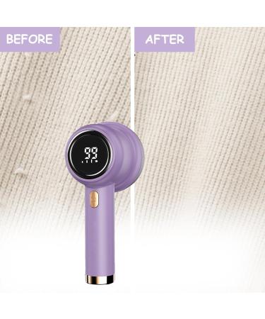 Electric Lint Remover - 3-Speed Fabric Shaver with LED Display | Portable Debobbler 6 Cutter Leaves & 3 Replacement Cutters - Ideal for Clothes Care - Buy Online on GoSupps.com