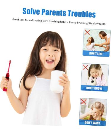 Shop FRCOLOR 3 Sets Electric Toothbrush for Kids - Soft Fur & Gentle Care International Shipping Available - Buy Online on GoSupps.com